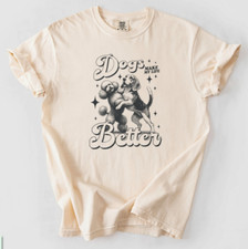 Dogs Make Life Better, Comfort Colors Shirt,Cute Puppy Hug Poodle Beagle,CE214