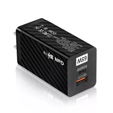 65W GaN PD Fast Wall Charger USB QC 3.0 Power Adapter For iPhone Samsung MacBook