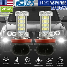 2X H11 H8 H9 LED Fog Light Conversion Kit Bulbs High Power 6000K 100W Headlight