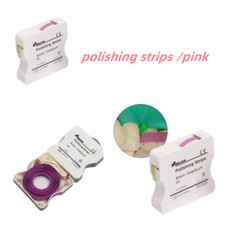 4mm 6M Dental Abrasive Sanding Paper Teeth Polishing Strips Restoration Pink