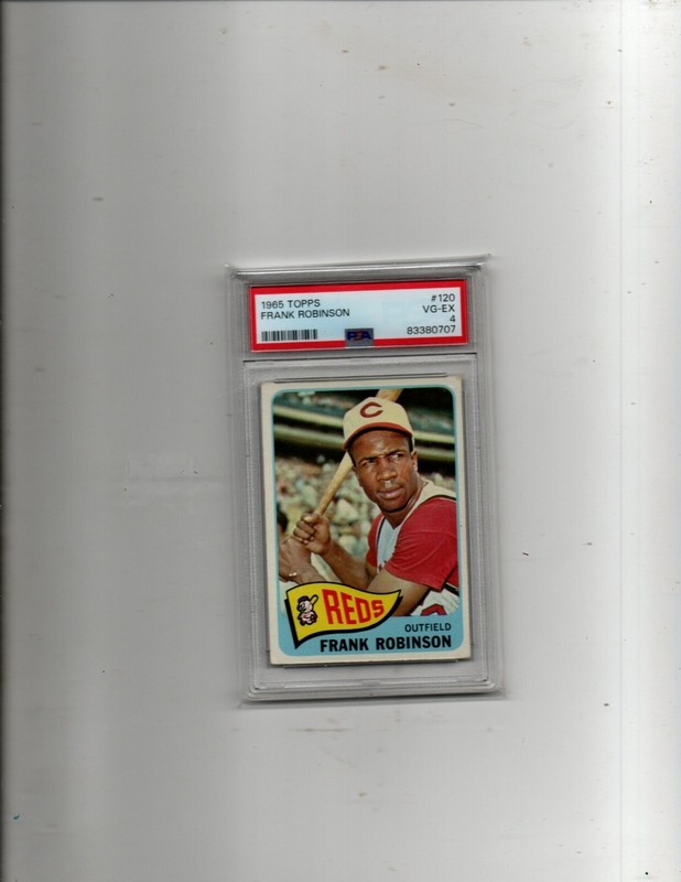 1965 Topps Baseball #120 Frank Robinson PSA4 Sale Price $40.95!