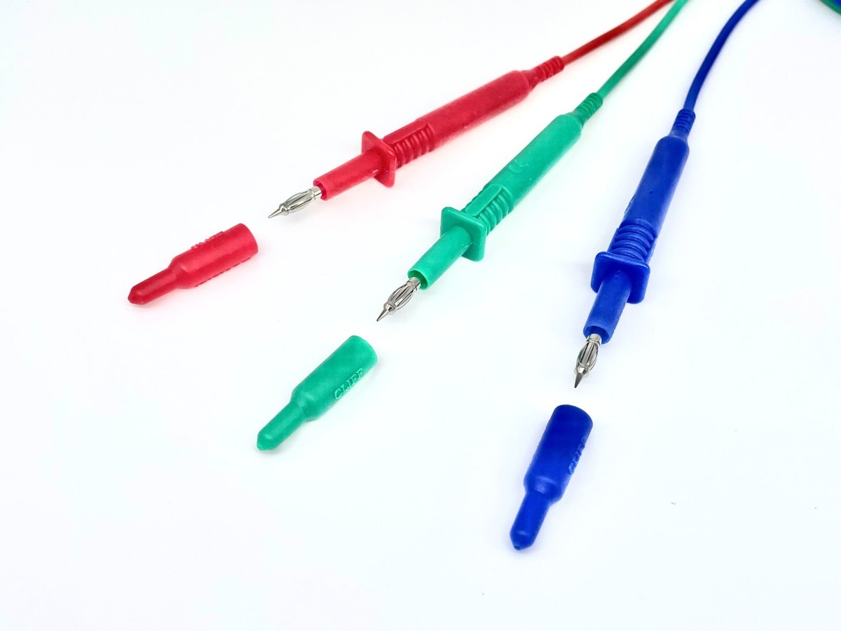 Red Green Blue Leads Set FLUKE 1651B 1652C 1654B 1662 1663