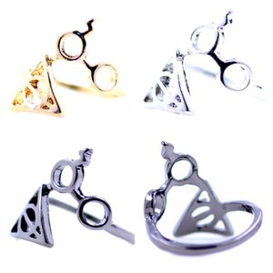 Harry Potter Occhiali Fulmine Cicatrice Anello Triangolo Doni