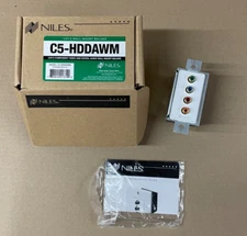 Niles C5-HDDAWM CAT-5 Video and Digital Audio Wall Mount Baluns AC/AC 