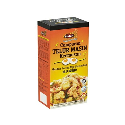 Golden Salted Egg Powder Bestari - Halal (150g x 2 boxes)
