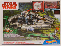 Hot Wheels Character Cars Star Wars The Last Jedi Millennium Falcon Chewbacca