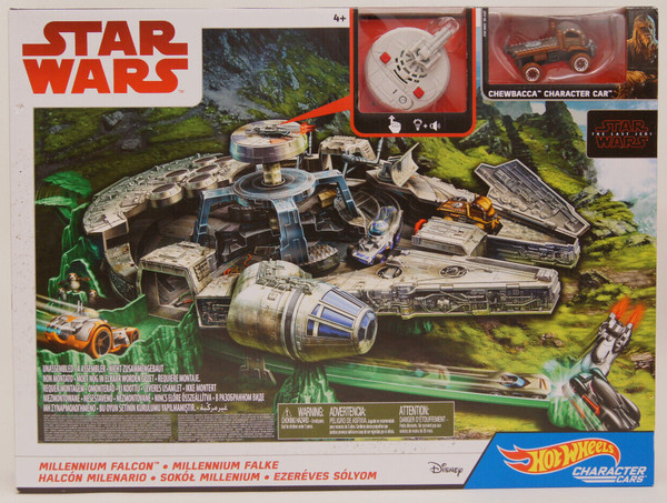 Hot Wheels Character Cars Star Wars The Last Jedi Millennium Falcon Chewbacca-image