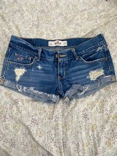 Hollister Distressed Jean Shorts Size 3 Or W26