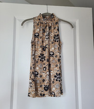 Ladies Anne Klein Mock Turtleneck Sleevesless Top, Small