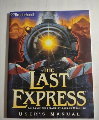 THE LAST EXPRESS PC GAME USERS MANUAL ONLY 1997