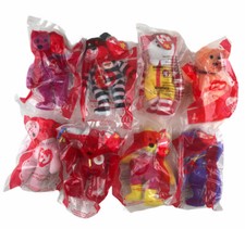 Mcdonalds 2004 25th Anniversary Happy Meal Beanie Baby Toy Lot Of 8 New Sealed