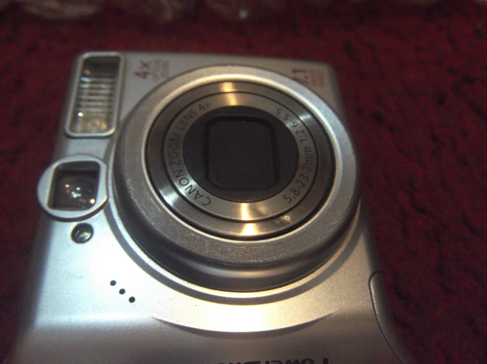 Canon PowerShot A550 AiAF 7.1MP 4x Digital Camera Silver eBay