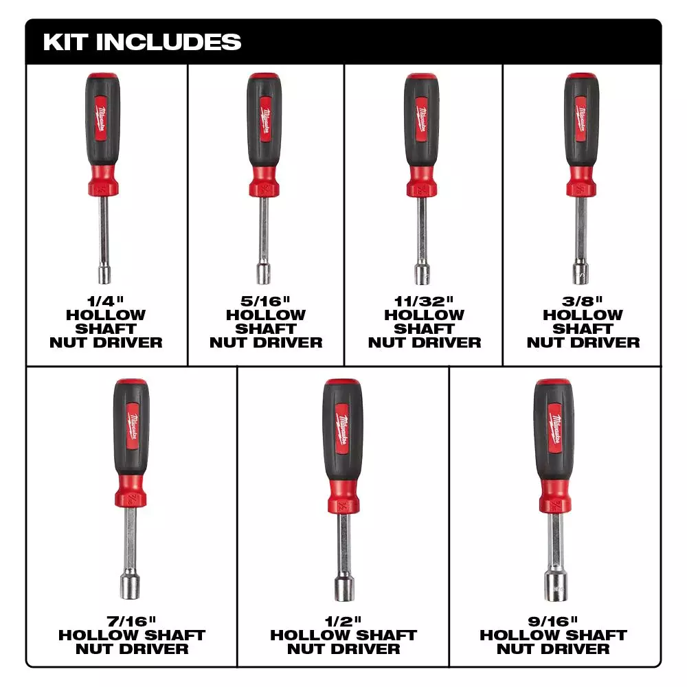 Milwaukee nut on sale driver set
