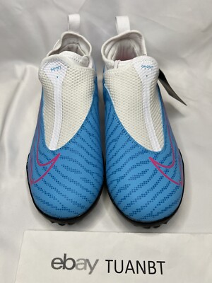 Boys Size 5Y Blue White Nike Phantom Gx Club MG Soccer