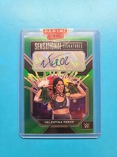 2023 Panini Prizm WWE Valentina Feroz #SN-VFR Sensational Signatures GREEN Auto