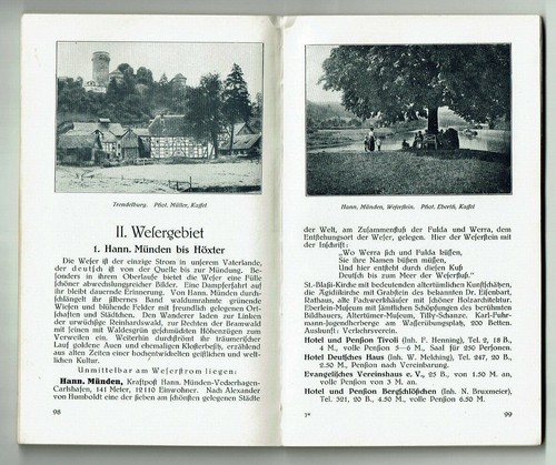 Ratgeber & Führer durch Kassel Hessen Waldeck Weserbergland 1927 mit 143 Seiten - Picture 3 of 3