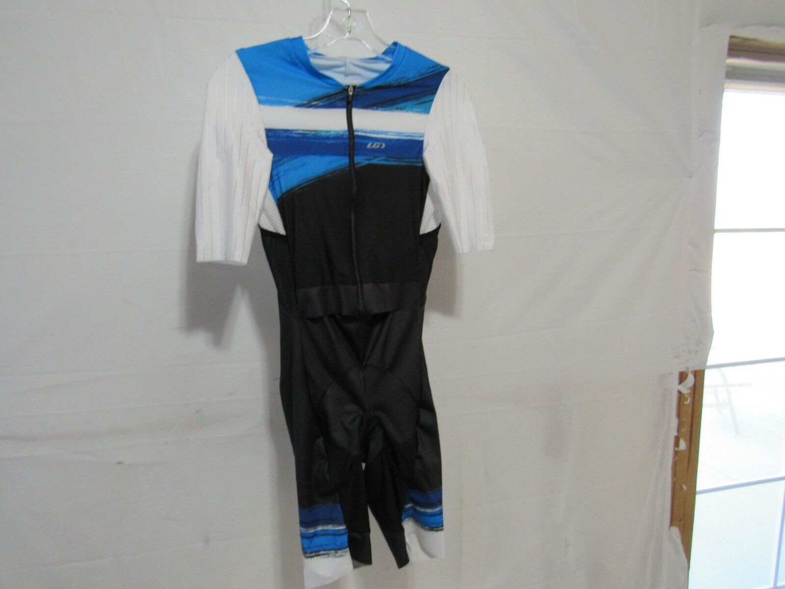 Louis Garneau Aero Tri Suit Men's XXL Blue Wave Retail $309.99