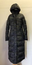 Kendall + Kylie Ixora Military Camo Coat Parka Puffer Coat Hooded Size S