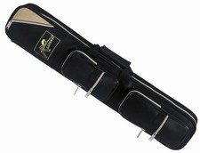 LAPERTI POOL CUE BAG DESIGNED FOR 8 SHAFTS & 4 BUTTS FOR 2pc CENTRE SPLIT CUES