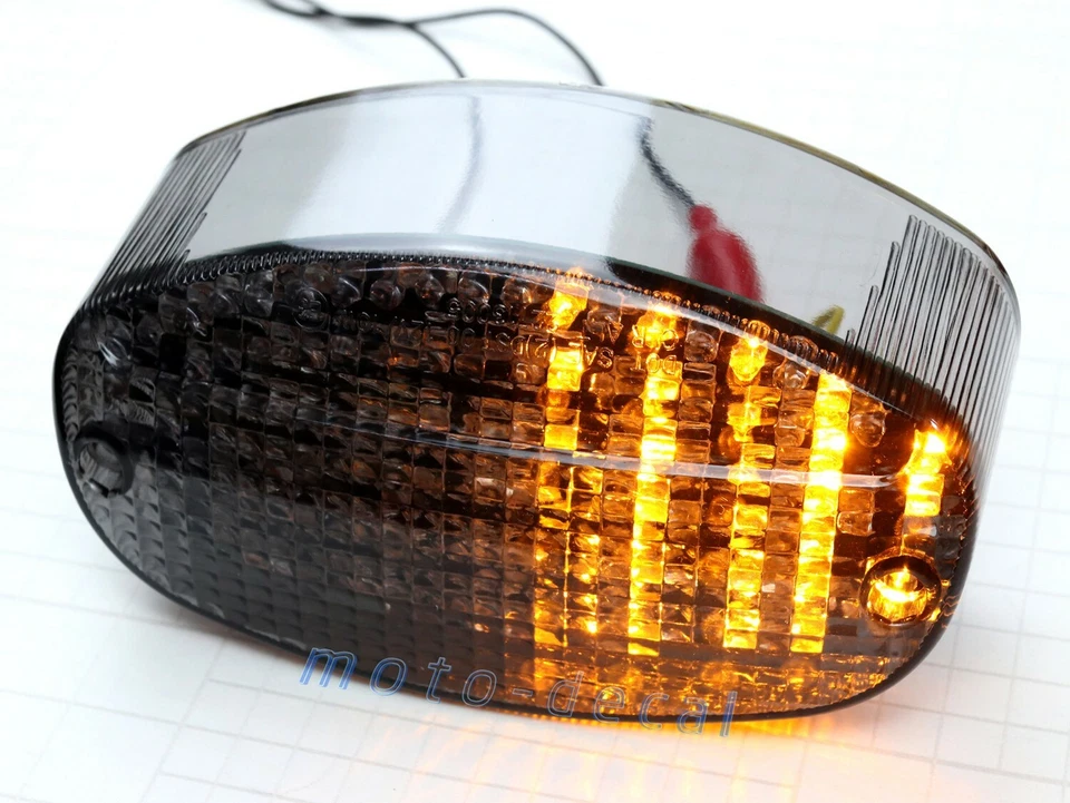 Luces traseras LED luz trasera intermitente interna para 1999-2011 2000 V-Star 1100 XVS1100 Foto 3 de 4