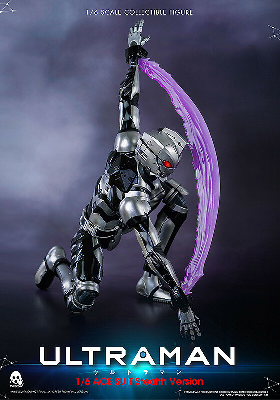 ULTRAMAN ACE SUIT Stealth Black Color Limited ver. threezero