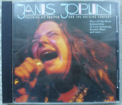 Janis Joplin - Featuring Big Brother and The Holding Company - CD -  Buy It Now