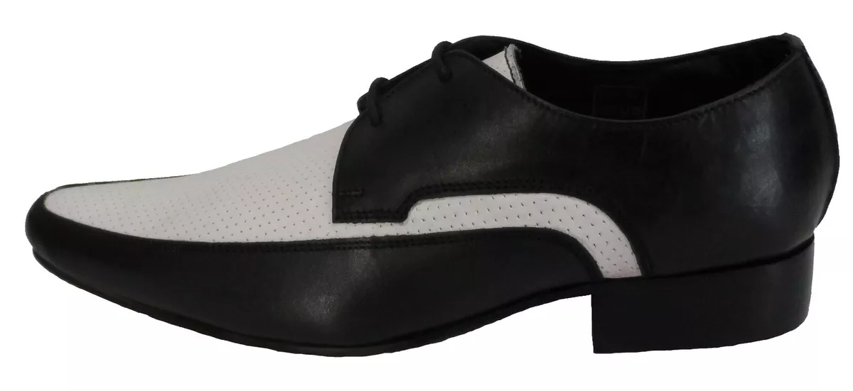 IKON Original The Jam Shoe Black and White Mod Shoes