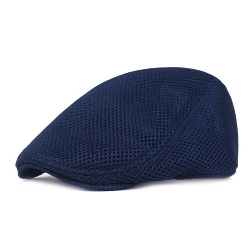 SUMMER MENS BREATHABLE MESH IVY CAP BERET NEWSBOY HAT GATSBY CAP CABBIE FLATCAP☋ - Picture 53 of 81