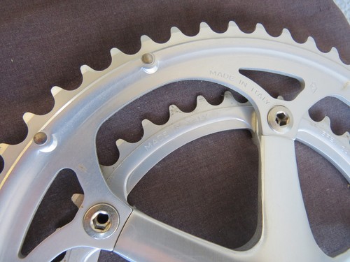 172.5 CAMPAGNOLO 9 VELOCIDADES 39 53 VELOCE JUEGO DE BIELAS BICICLETA TURISMO - Imagen 8 de 14