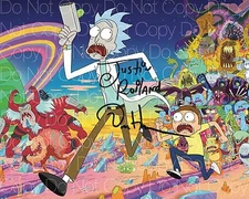 Rick & Morty signed Harmon Roiland 8X10 print photo picture poster autograph RP