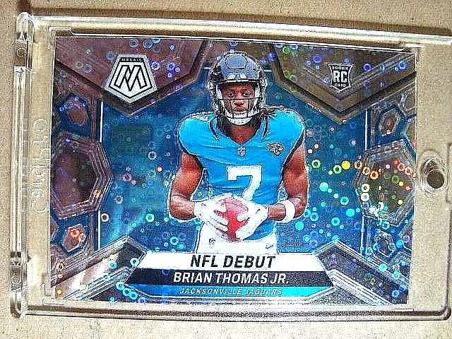 2024 Brian Thomas Jr. Panini Mosaic Rookie NFL Debut Silver Disco Prizm RC 🔥🔥