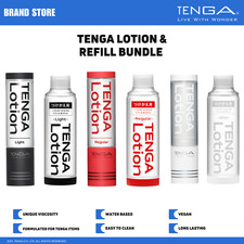 TENGA Lotion Water Based Lubricant Refill Bundle NWT NIB