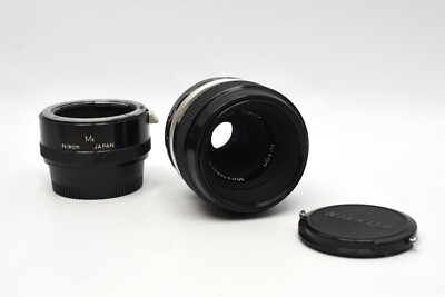 Nikon Ai Micro Nikkor-P Auto 55mm f/3.5 MF Lens w/ Macro Tube M2