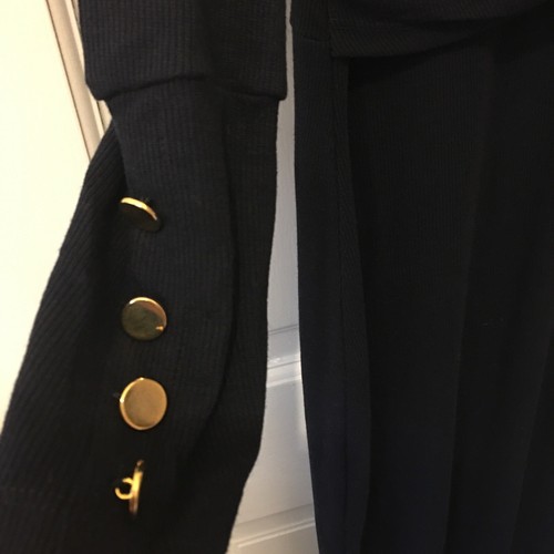 NEXT MATERNITY Navy Rib Knit Jersey Style Midi Dress UK 12 BNWT - Picture 9 of 14