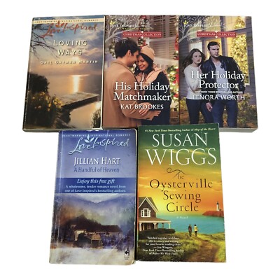LOVE INSPIRED Inspirational Romance 5 Paperback Romance Novels Various Authors