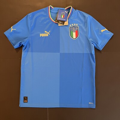 Puma Italy Home Soccer Jersey Italia 2022 Blue 765645 01 Youth