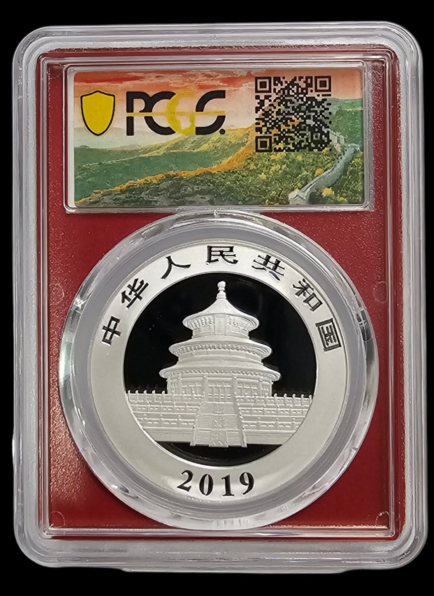 2019 China Silver Panda 10 Yuan NGC MS70 .999 Silver Coin PM0105