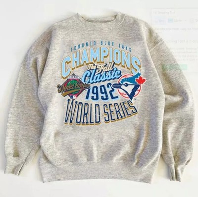 Toronto Blue Jays Champions 1992 graphic ash Sweatshirt men women