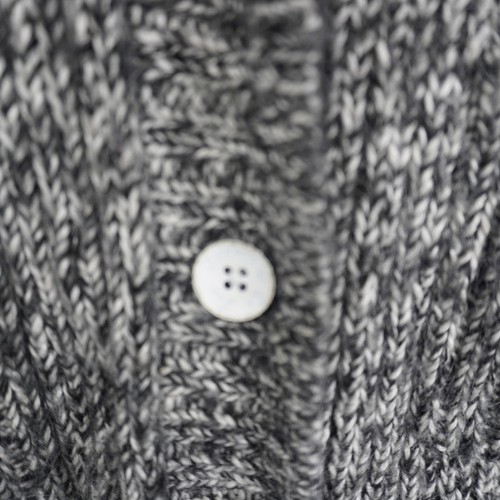 Levis Womens Cardigan Sweater Large Gray Grandma Core Long Sleeve Cotton Alpaca - Picture 16 of 20