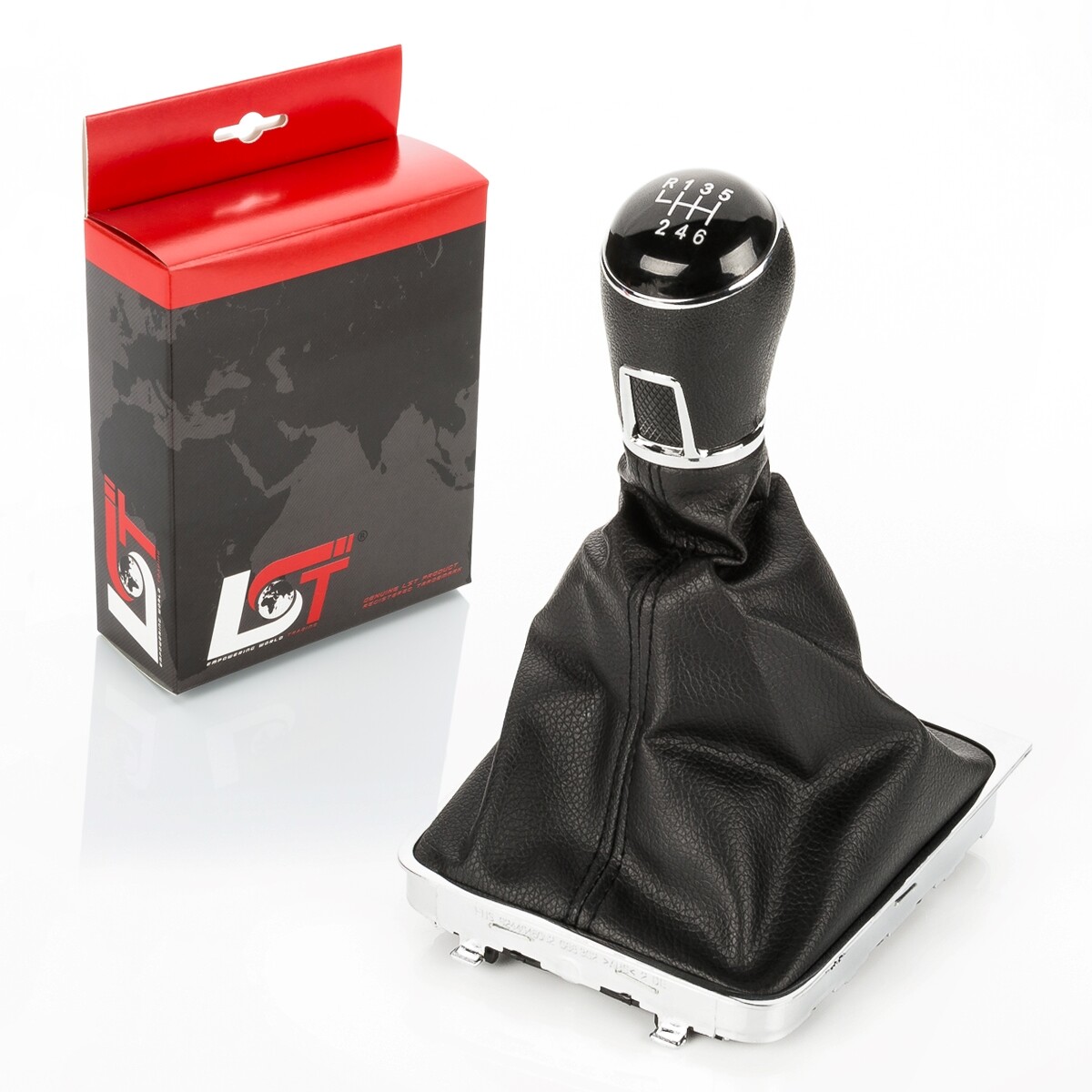 Gear Shift Knob Shift Boot 6 Speed for VW Passat B7 2010 to 2012