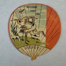 Vintage Trade Card Amsterdam Netherlands Dutch Birds