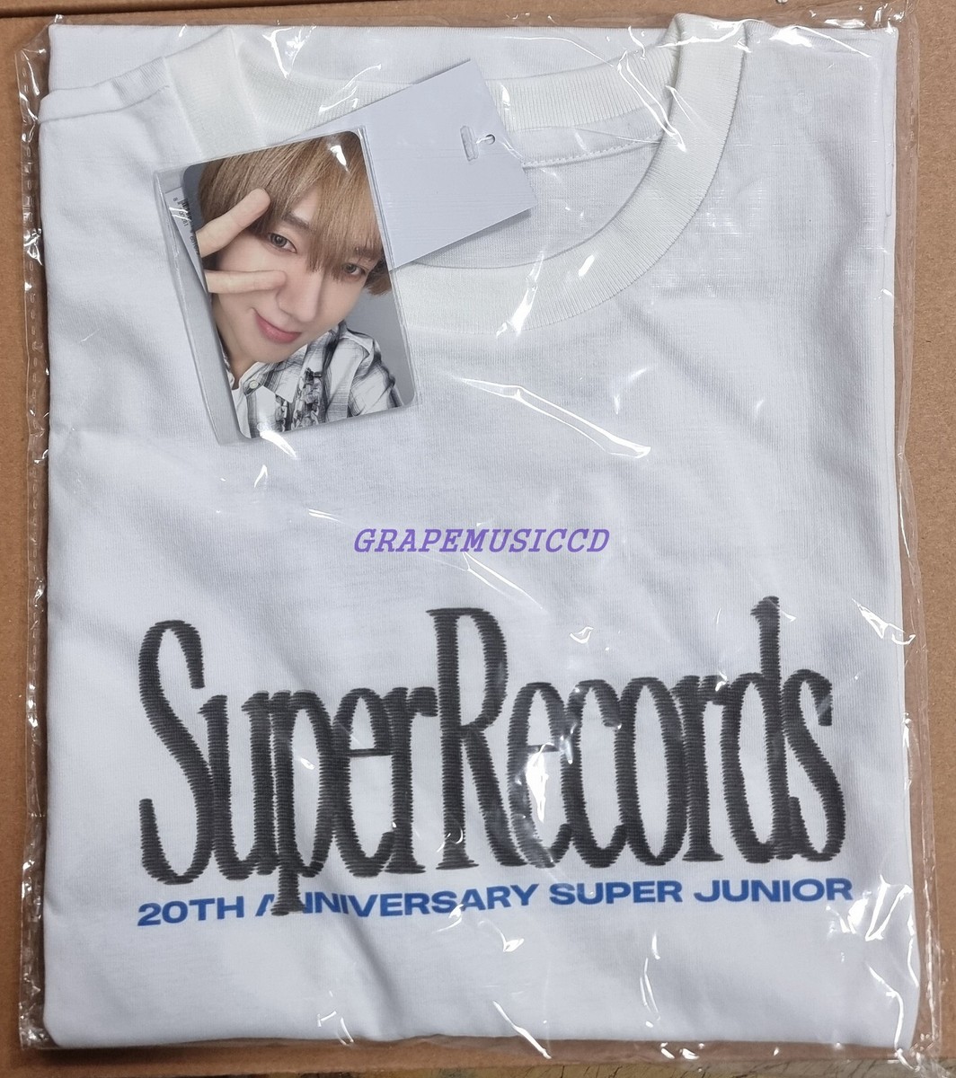 SUPER JUNIOR 20th ANNIVERSARY EXHIBITION SUPER RECORDS T-SHIRT