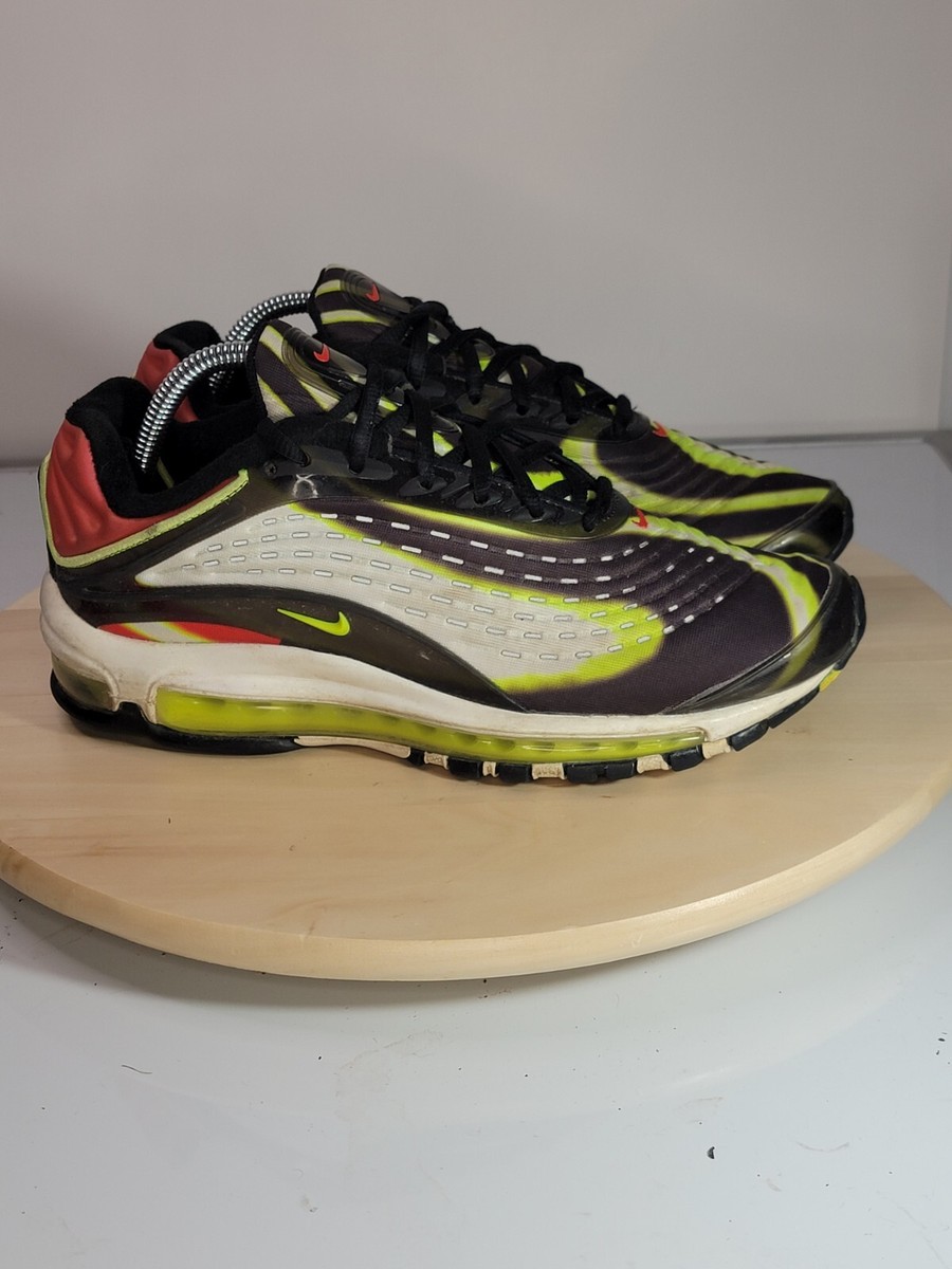 Nike Air Max Deluxe Black Volt Habernero AJ7831-003 Running Shoes