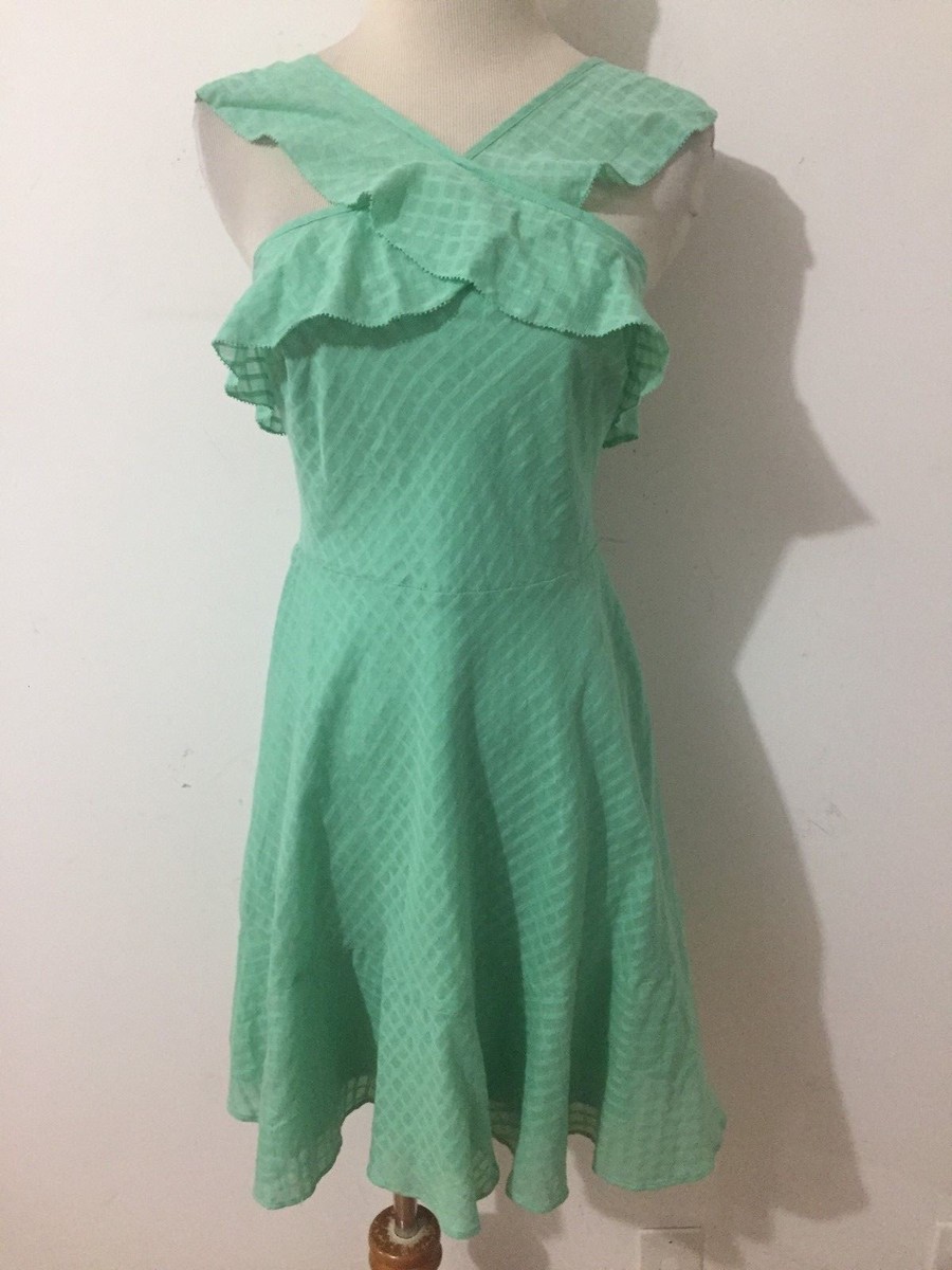 Banana Republic Petite Sleeveless Dress Sundress Fit & Flared Mint Green Size 2P | eBay Banana Republic Petite Sleeveless Dress Sundress Fit & Flared Mint Green Size 2P | eBay