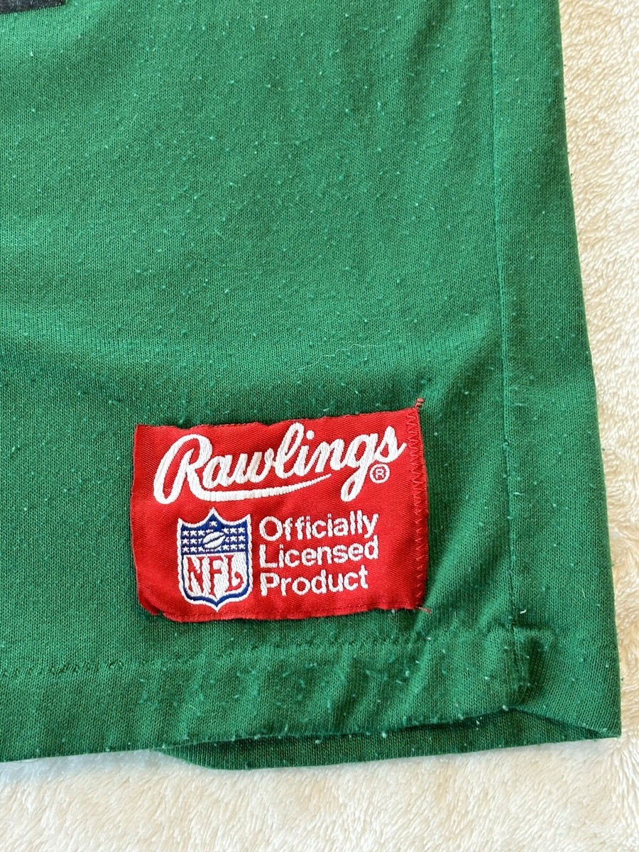 Maillot Vintage Philadelphia Eagles Mike Quick - Marque MacGregor, Taille L, Tricot Sable