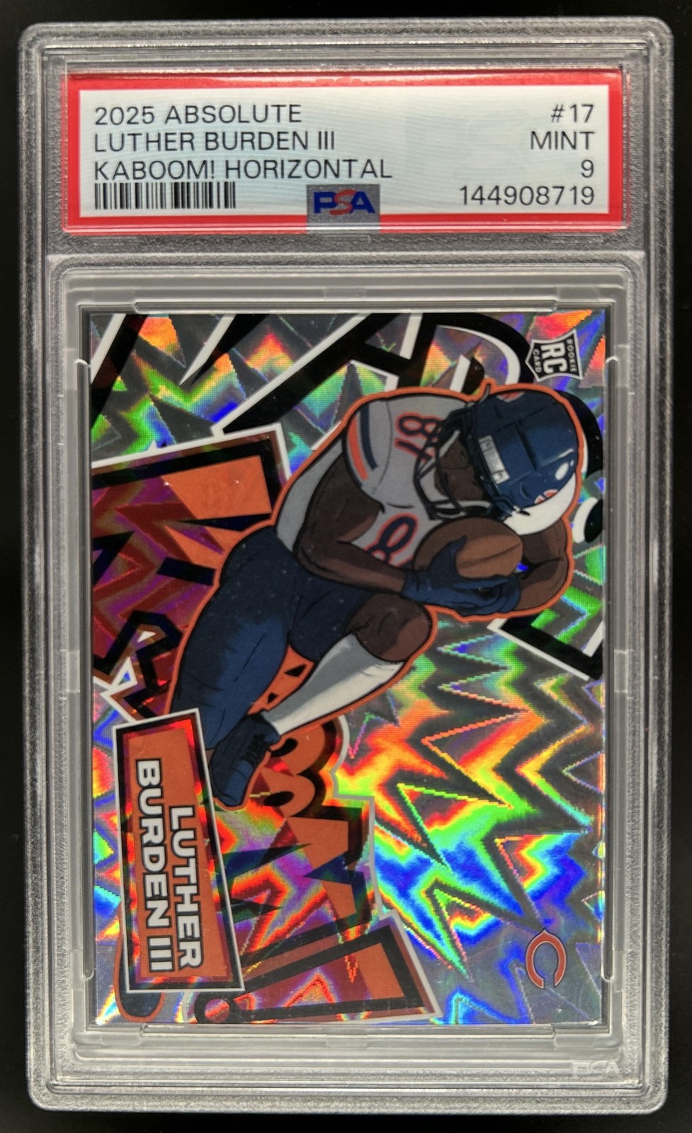Luther Burden Panini Absolute Kaboom! Horizontal #17 Base