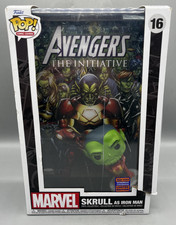 Funko Pop Comic Covers Marvel 16 Skrull As Iron Man 2023 NEW Damaged Box *READ*