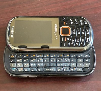 Samsung intensity ii Slide Keyboard Cell Phone ORANGE - Verizon