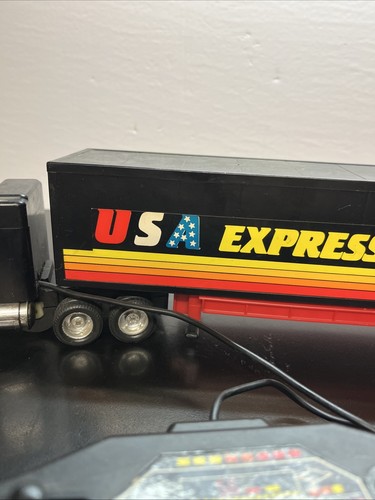 Vintage Super Hauler Remote Control Semi Truck 1984 USA Express 17” Long C6 - Picture 4 of 13