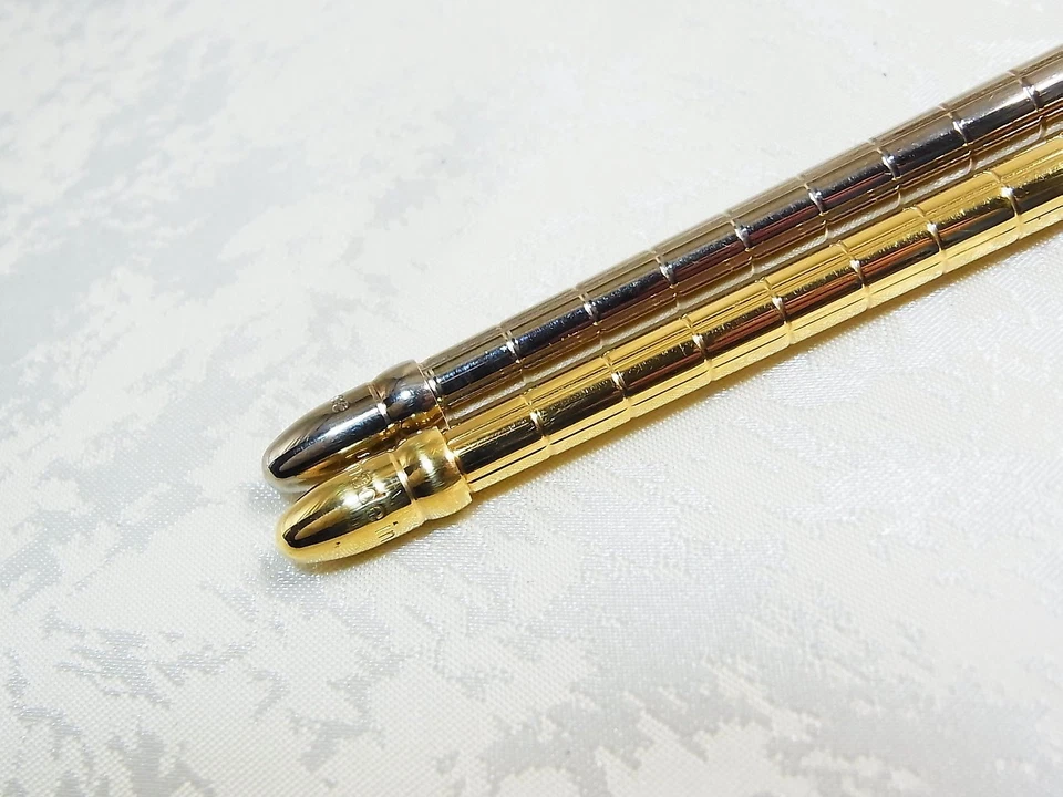 Louis Vuitton Bolígrafo Twist Chapado en Oro y Plata 2 Set para Stilo Agenda - Imagen 3 de 4